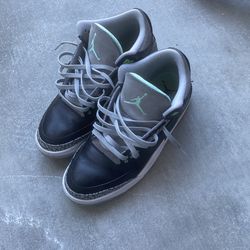 Retro Jordan 3s  “green glow”