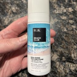 NEW IGK BEACH CLUB HIGH SHINE TEXTURE FOAM $5!