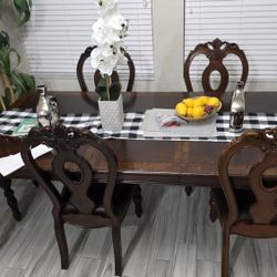 Extendable Dining Table With 5 Chairs