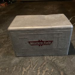 Vintage Western Field Aluminum Cooler 50s