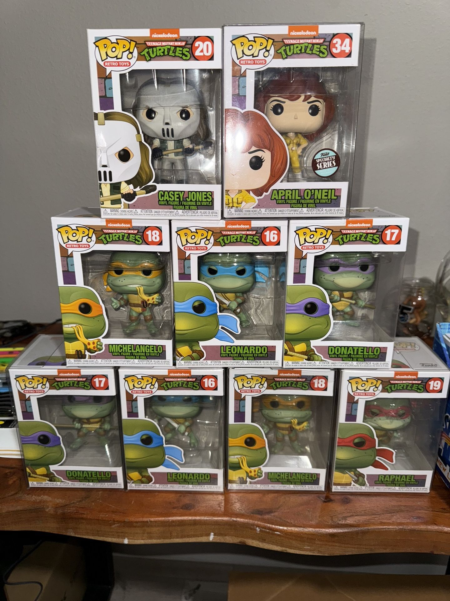 TMNT Funko Pop Lot