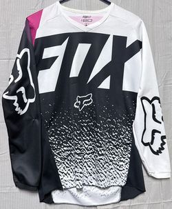 Fox Racing 180 Motocross Dirt Bike Jersey Pink Black White L