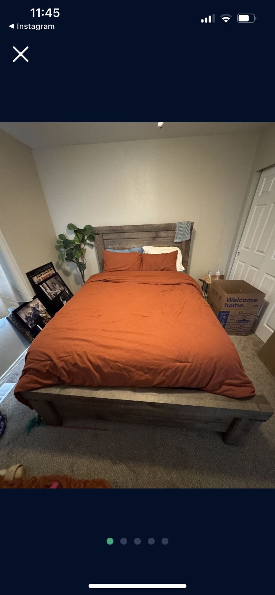 Queen Bed frame.