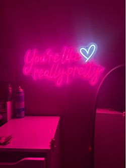 Cute girly sign room decor