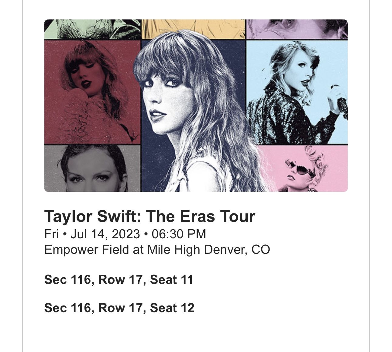 Taylor Swift Denver Concert