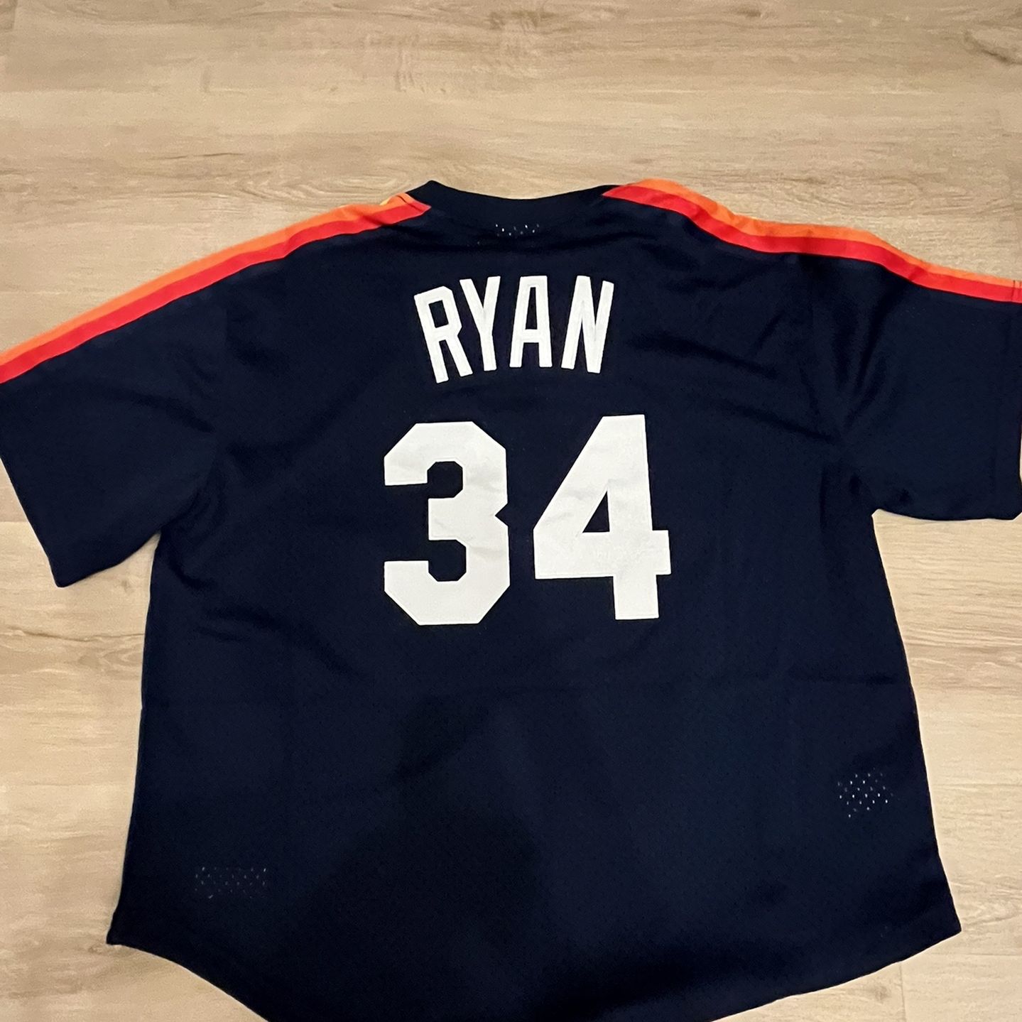 Authentic Bp Nolan Ryan 1988 Astros Jersey by MITCHELL & NESS of