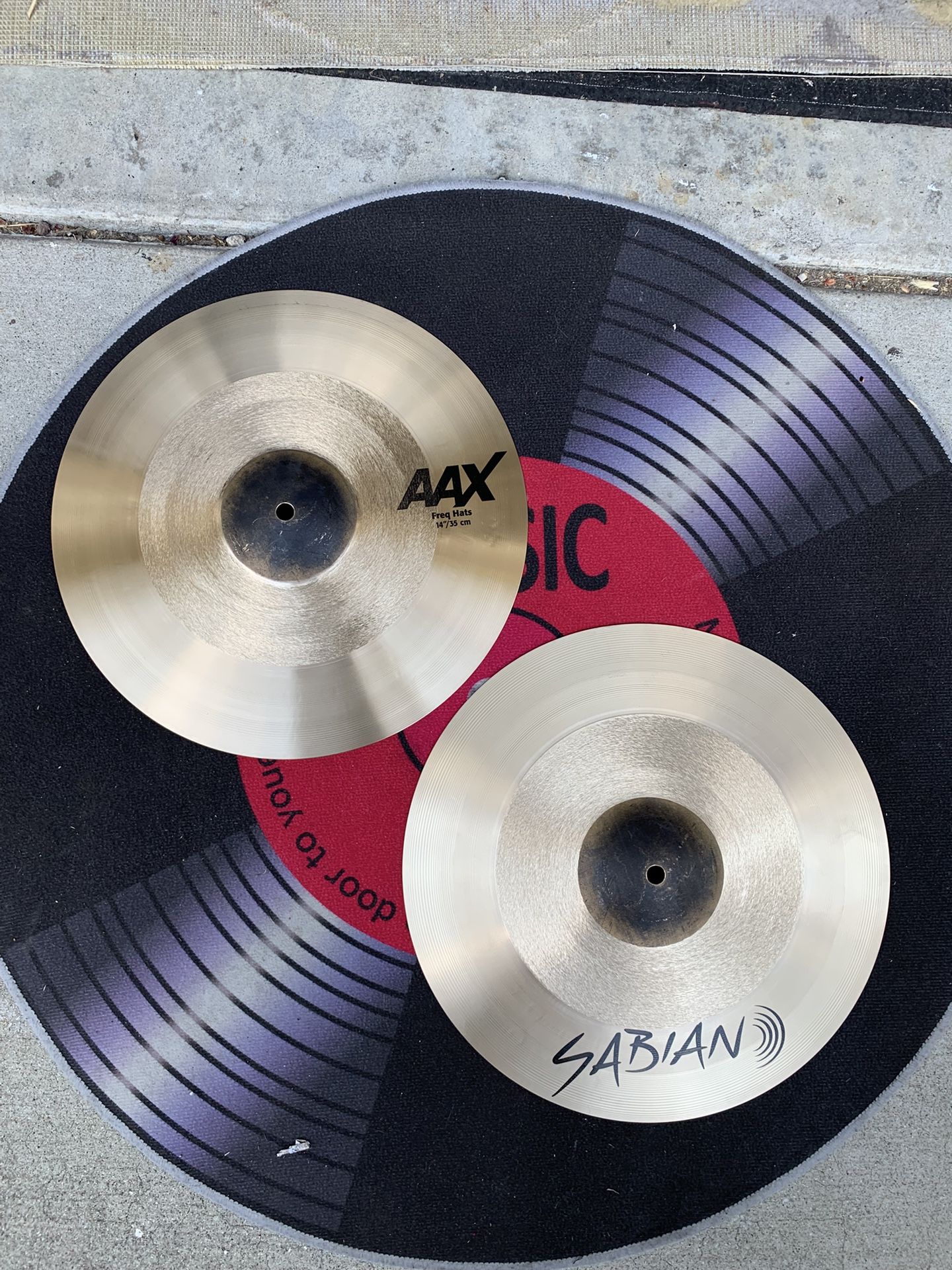 Sabian AAX Series 14” Freq Hi Hat Drum Cymbals BRAND NEW Retails for $519