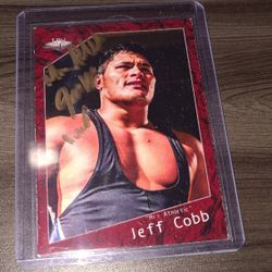 PRO WRESTLER JEFF COBB
