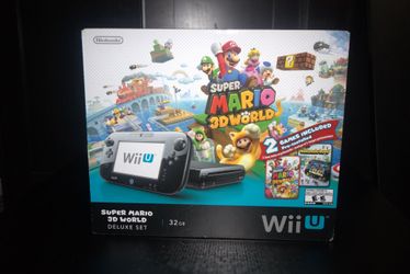 Nintendo Wii U 32GB Super Mario 3D World Deluxe Set Console - BRAND NEW IN BOX!!