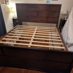 King size bed frame