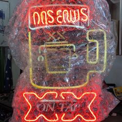 Vintage Dos Equis Neon Light Sign