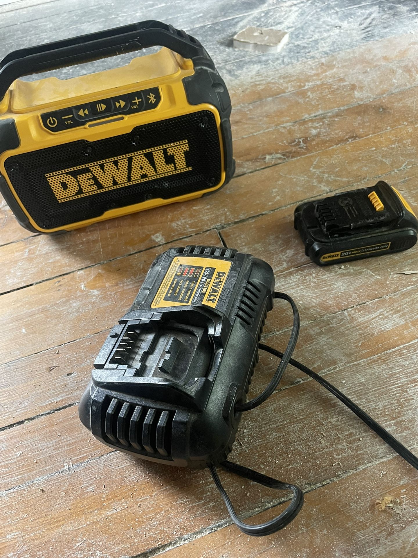 Dewalt Radio, Charger , and Battery