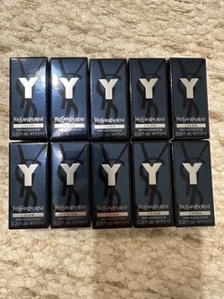 Lot of 10 YSL Y L'elixir parfum concentre mini splash