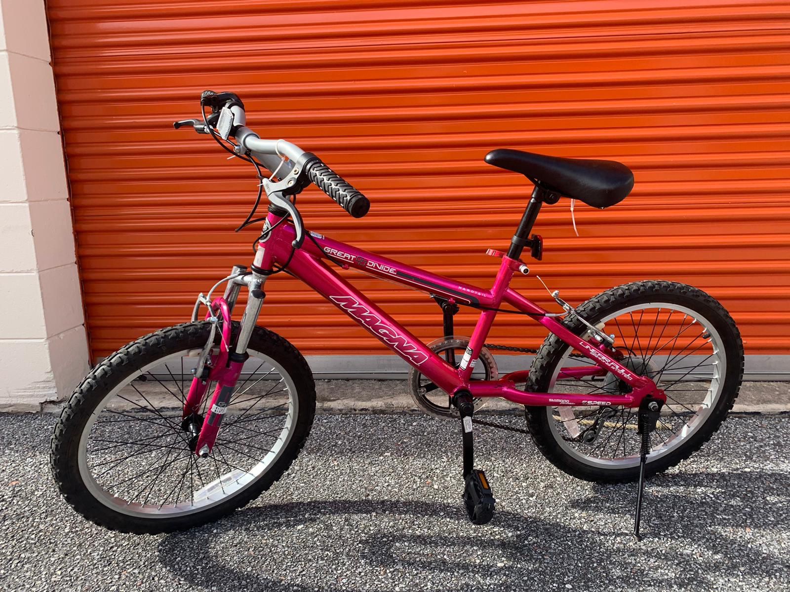 Bike for girls and helmet