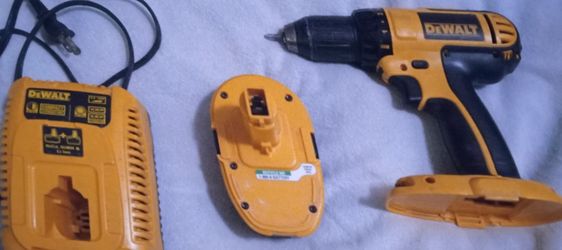 Dewalt Drill , Charger And Battery