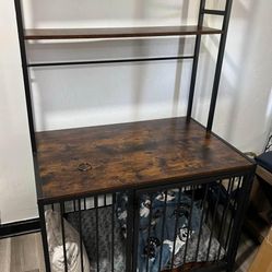 Dog Kennel With Shelves