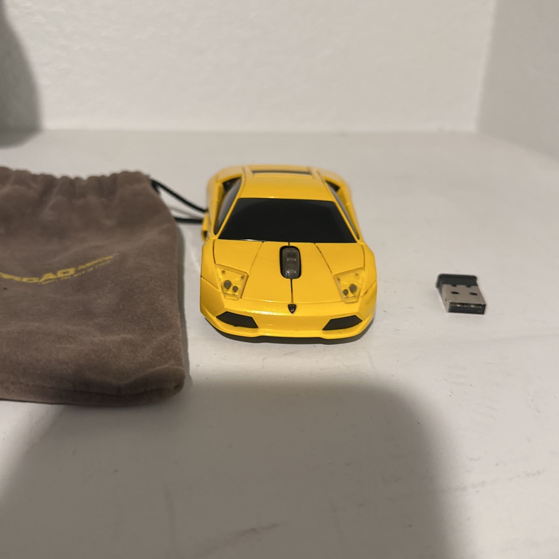 Road Mice HP-11LGMCYXA Lamborghini Murcielago Series Car Mouse - Yellow