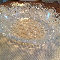 ANTIQUE CUT GLASS BOWLS (3)
