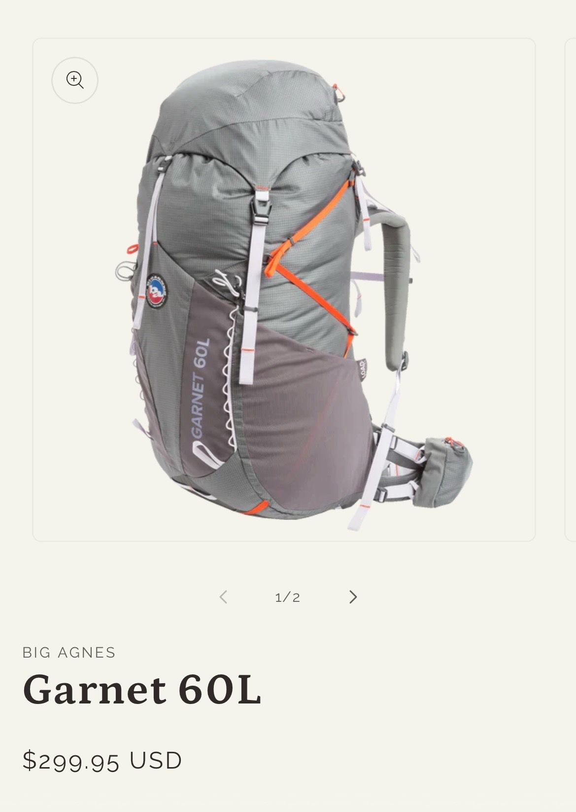 New Big Agnes Backpack