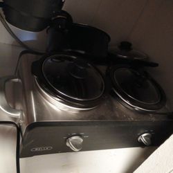 Dual Pot Slow Cooker 