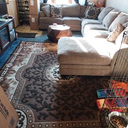 Moving , Sectional Couch , Rug , Entertainment 