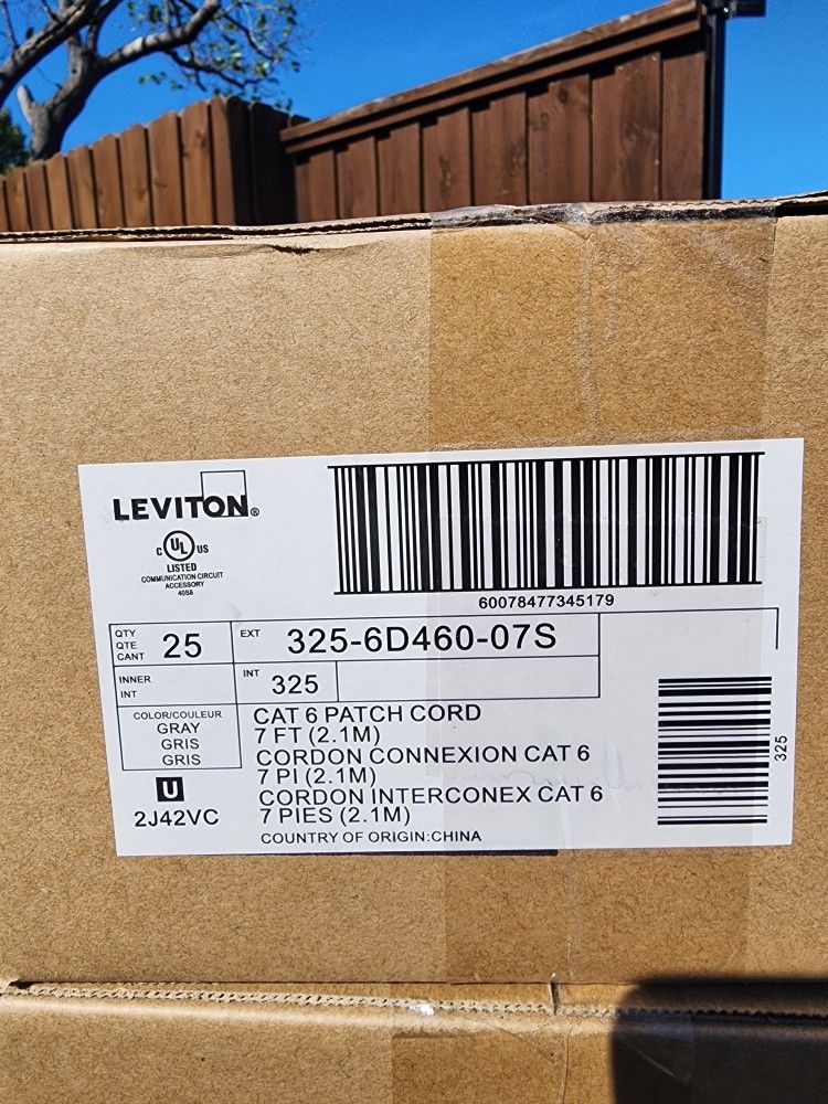 CAT 6 Patch Cord 7ft (2.1M)