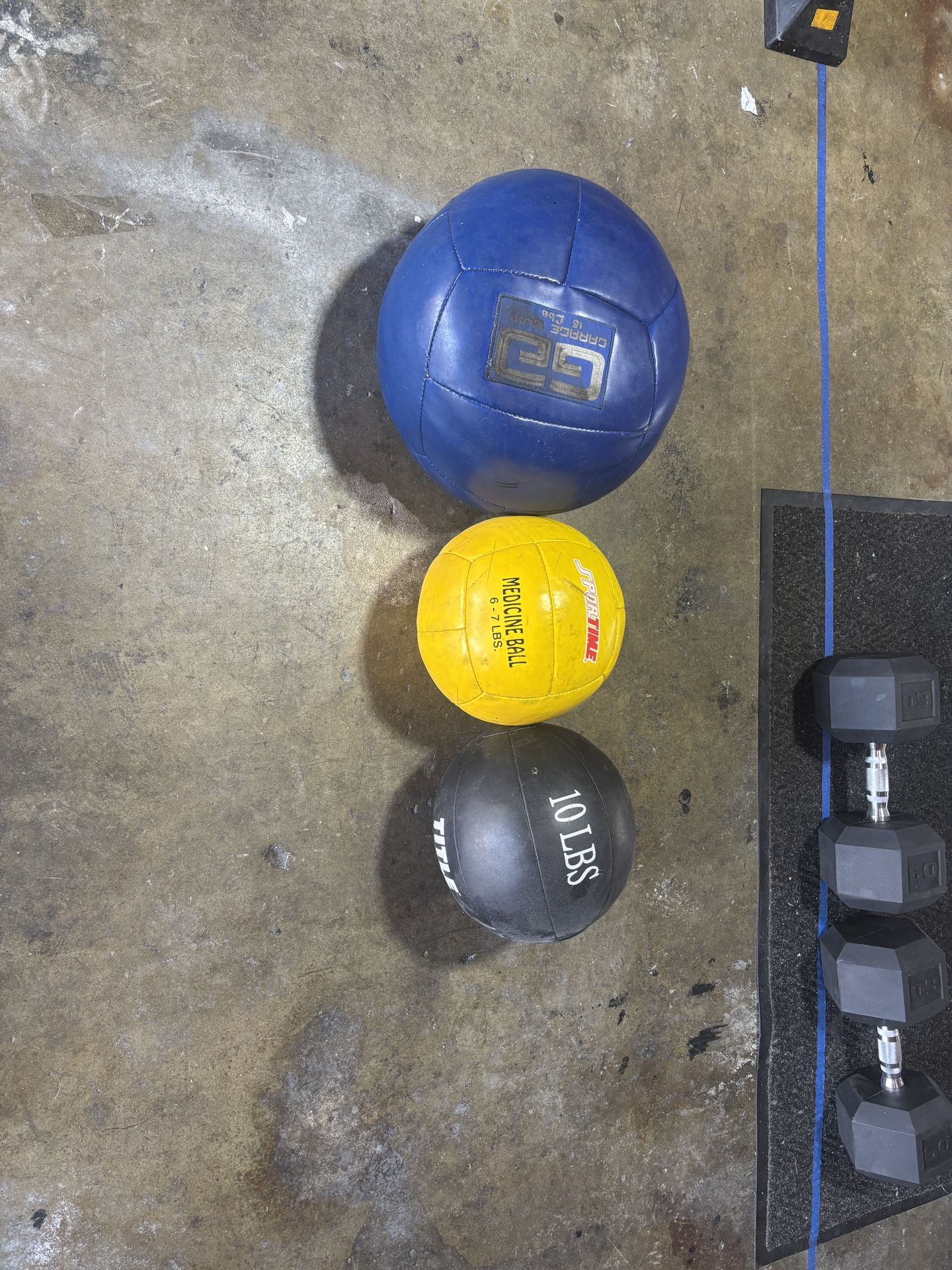 Medicine Balls - 6/10/15 Lbs Set