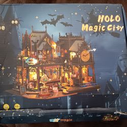 Holo Magic City DIY 3D Wooden Puzzle