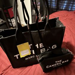 Marc Jacobs Large Tote Bag With Matching Camera Bag