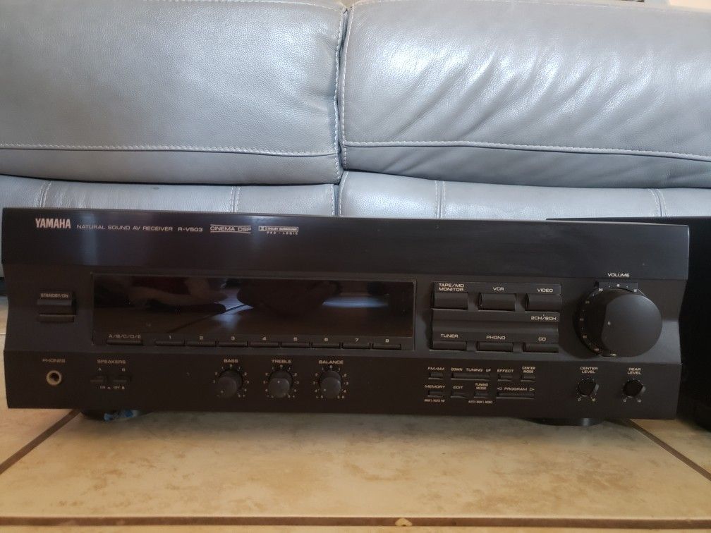 Yamaha Receiver R-V503 And Pioneer Multichannel Receiver VSX-D711
