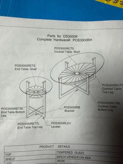 (Cash Only).  Glass top table set