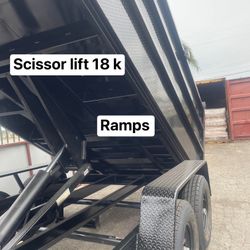 Dump Trailer 8x14x4 14000lb $12500 Cash Only 