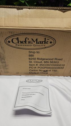 Chef's Mark VS200S Vacuum Food Sealer Stainless Steel w/ Manual Tested