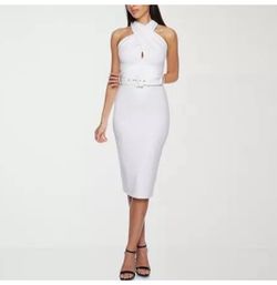 Premiere Amour Sheath Woman’s Business Elegant Wedding Dress Size 12 White 