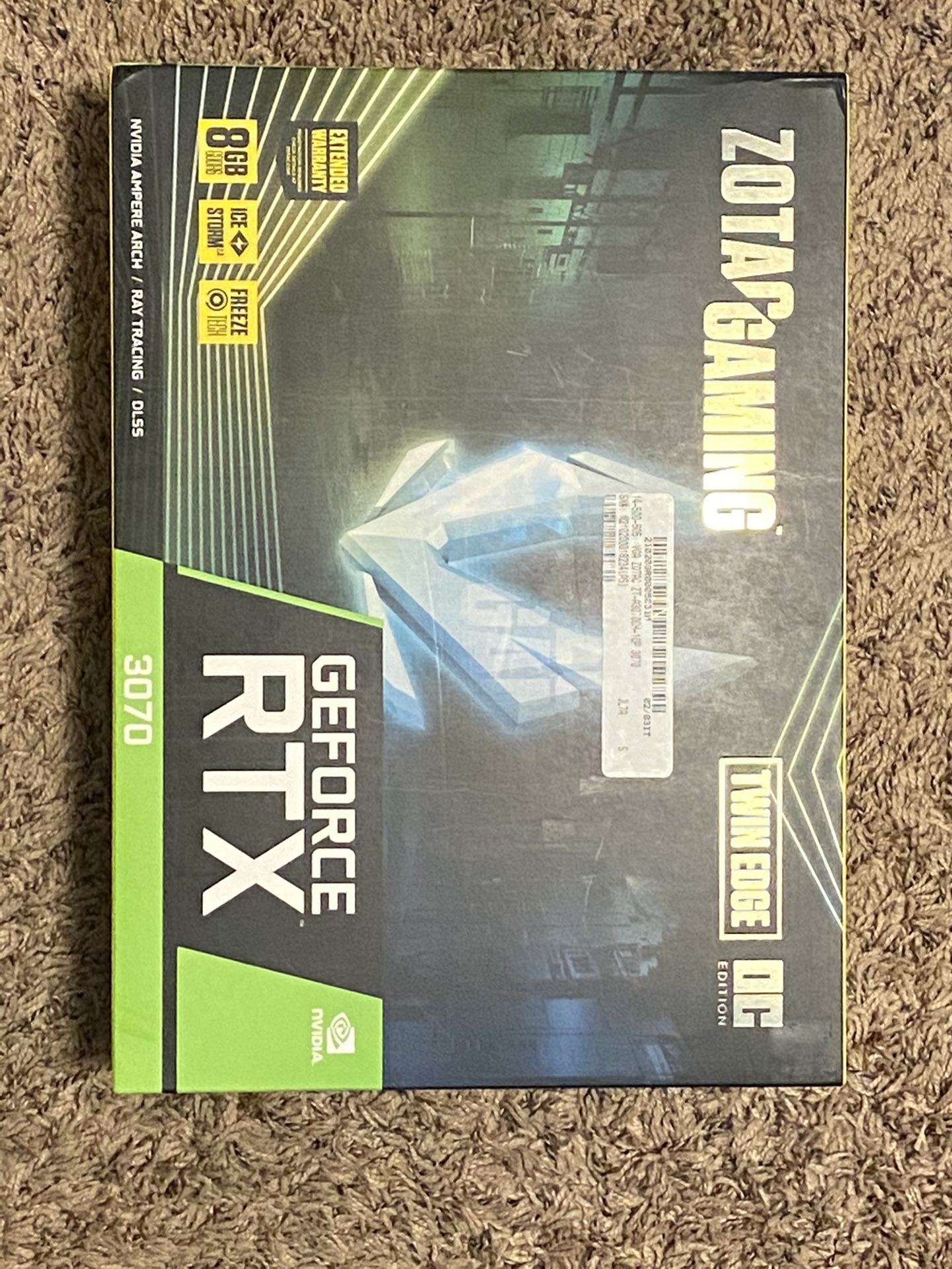 ZOTAC GAMING GeForce RTX 3070 Twin Edge OC Graphcis Card Brand New