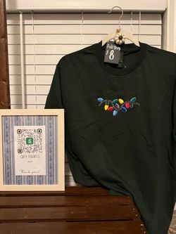 Kids/ youth Christmas Lights Patch tshirt