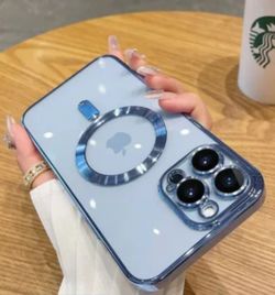 Far Peak Blue MagSafe iPhone Case 16 Pro Max