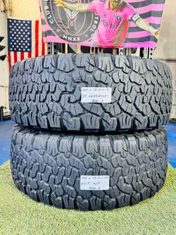 2 USED TIRES LT35X12.5R17 BF GOODRICH K02 ALL TERRAIN 35 12.5 17 💰 Best deals are ca$h in person 