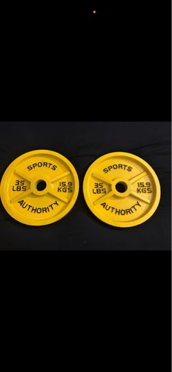 Two 35lb plates