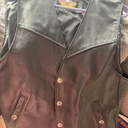 Harley Davidson Leather Vest