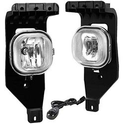 Front Bumper Fog Light Compatible with 05-07 F-250 350 450 Excursion