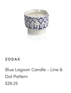 Blue Lagoon Candle 