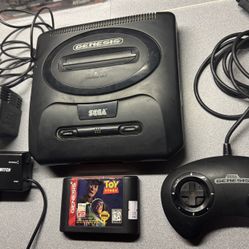 Sega Genesis With Toy Story Game