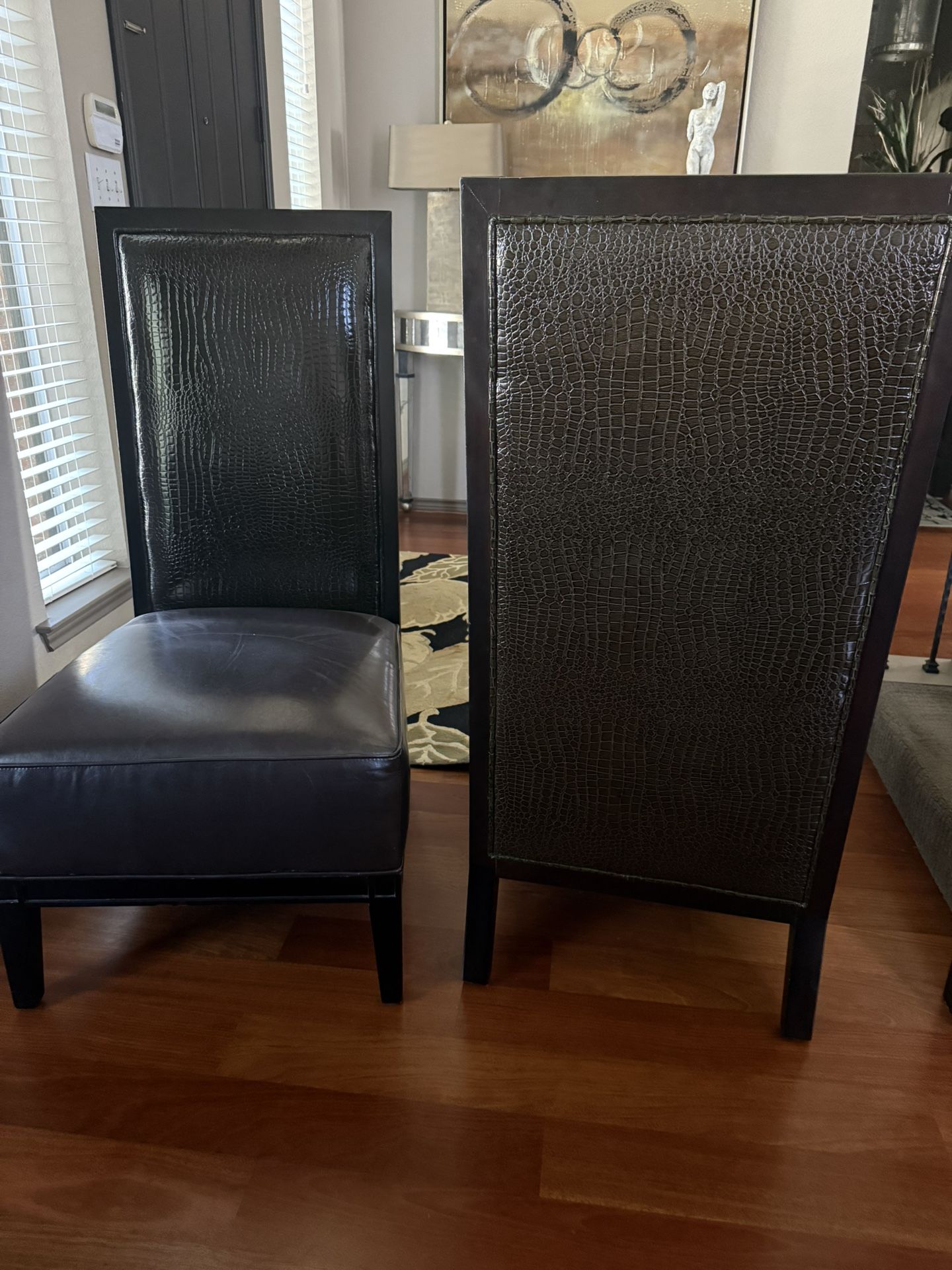 Two Gorgeous Oversized Chairs