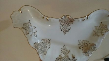Bone China - Gold and White. Very Old. Close to 100 years old.