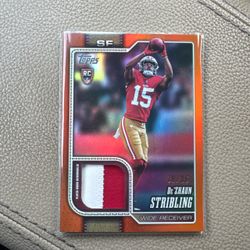 2026 TOPPS FLAGSHIP REAL ONE RELIC ORANGE FOIL /25 RC DE'ZHAUN STRIBLING