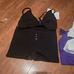 Bra and short set brand new