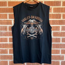 Harley Davidson Alicante España Spain Muscle Shirt Sleeveless Size L