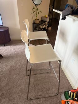 Bar Stool - White