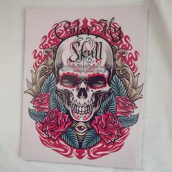 Skull Coloring Book 